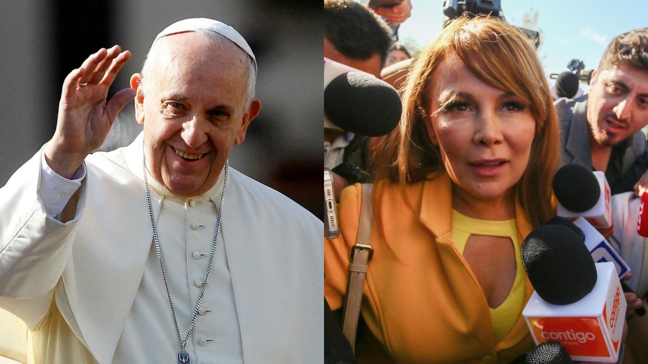 Ella se salió del protocolo: La olvidada selfie del Papa Francisco y Cathy Barriga