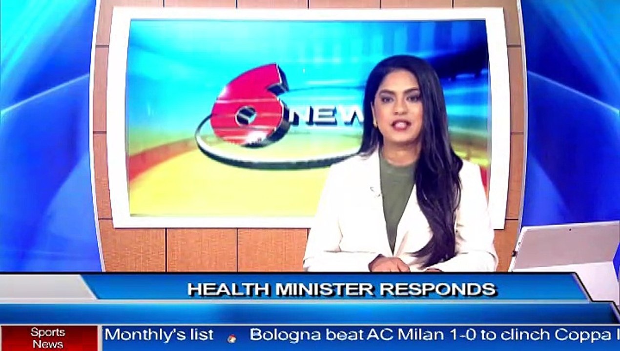 HEALTH MINISTER RESPONDS