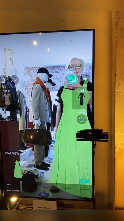 Yorkshire Post Fashion Editor Stephanie Smith tries on digital dresses