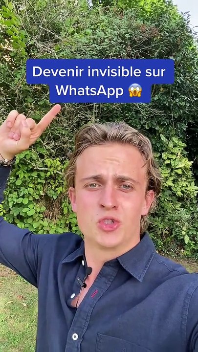 Devenir invisible sur WhatsApp 😱🚀