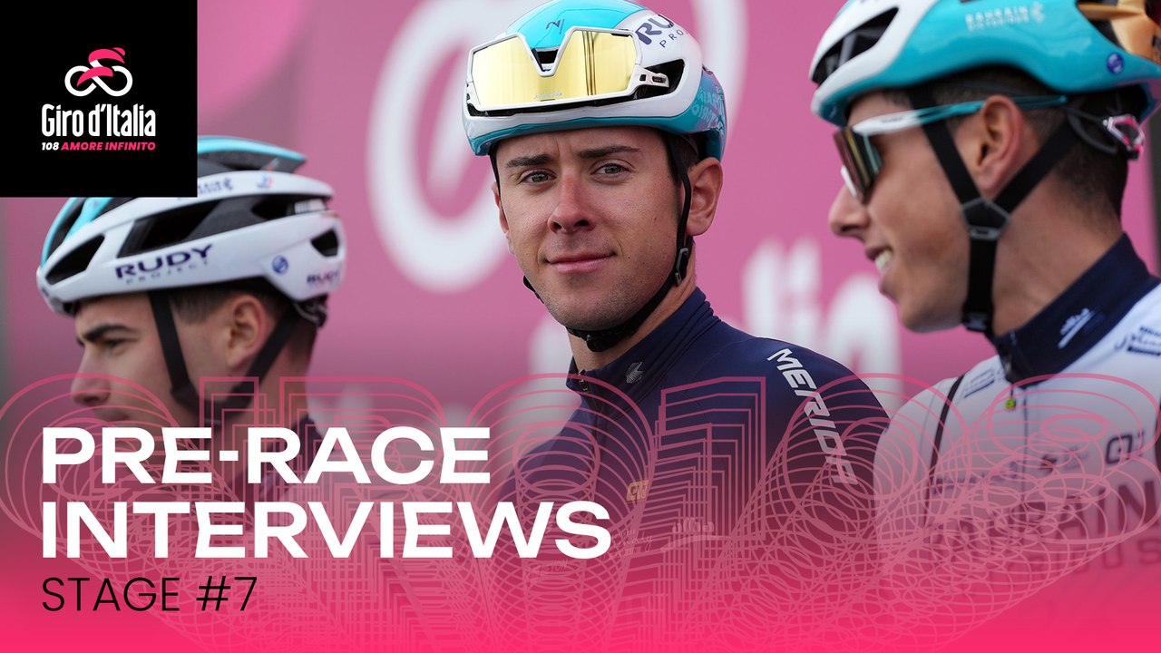 Giro d'Italia 2025 | Stage 7: Pre-race interviews