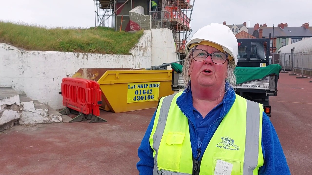 Watch as Hartlepool's Heugh Battery Museum undergoes major restoration project