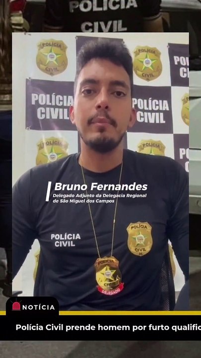 Furto em construção: Suspeito preso em São Miguel dos Campos usava materiais para comprar drogas