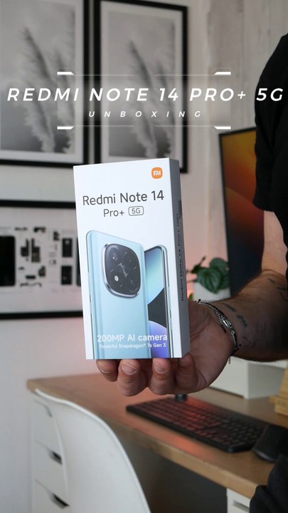 Unboxing : Redmi Note 14 PRO + 5G