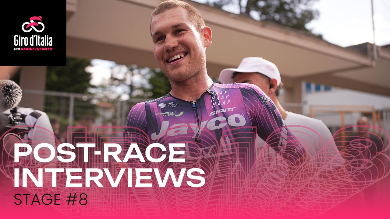 Giro d'Italia 2025 | Stage 8: Post-race interviews