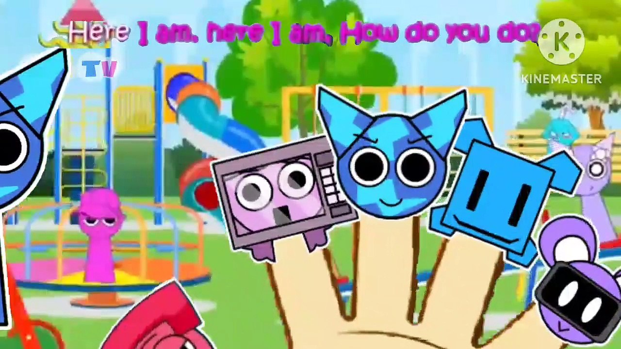 Sprunki OC Finger Family Nursery Rhymes Lyrics