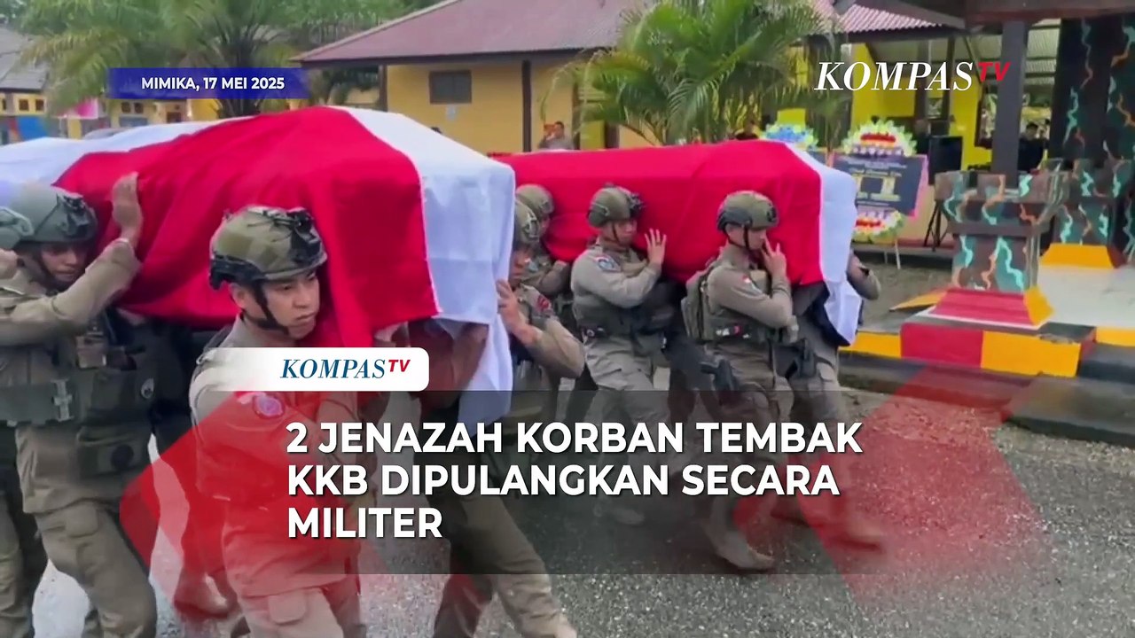KKB Tembak 2 Polisi, Kedua Jenazah Dipulangkan Secara Militer