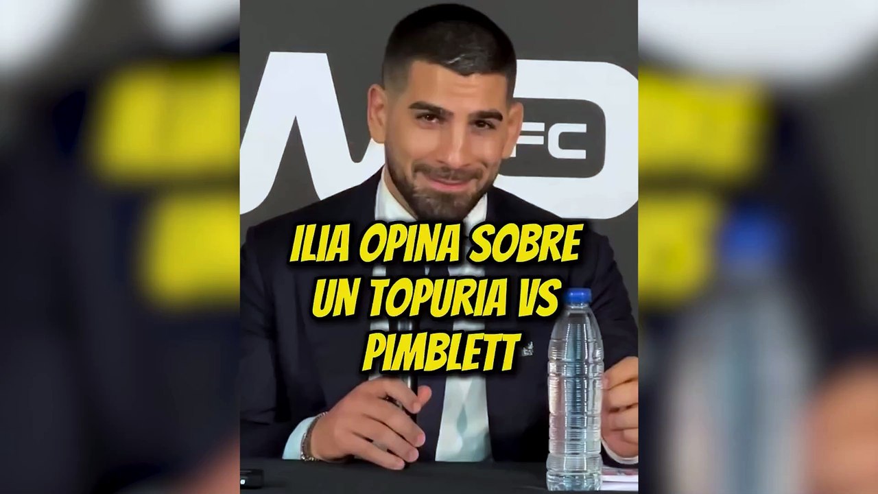 Ilia Topuria habla sobre las palabras de Paddy Pimblett
