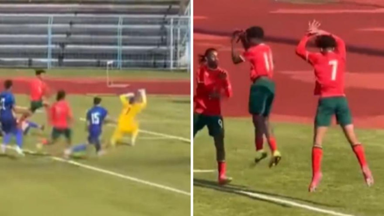 Cristiano JR, primo gol col Portogallo ed esultanza come CR7!