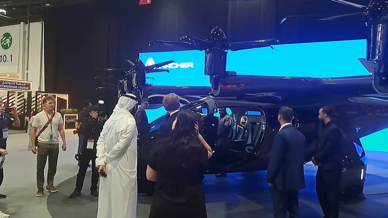 Midnight aircraft on display