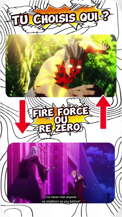 FIRE FORCE VS RE ZERO !!!