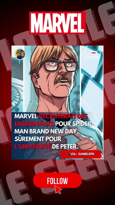 RUMEUR MARVEL SPIDERMAN BND