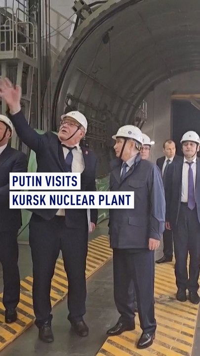 Putin visits Kursk nuclear plant in unannounced visit