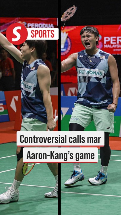 M'sia Masters: Controversial calls by umpire rob young pair a win