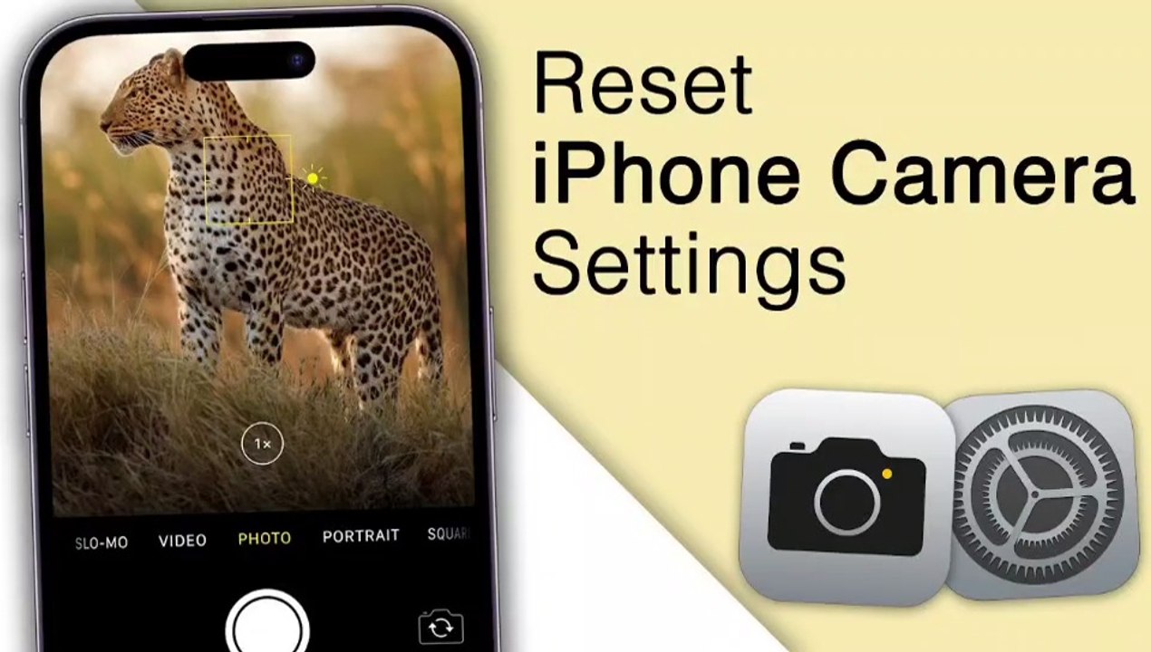 How to Reset/Restore Camera Default Settings on iPhone! [2025]