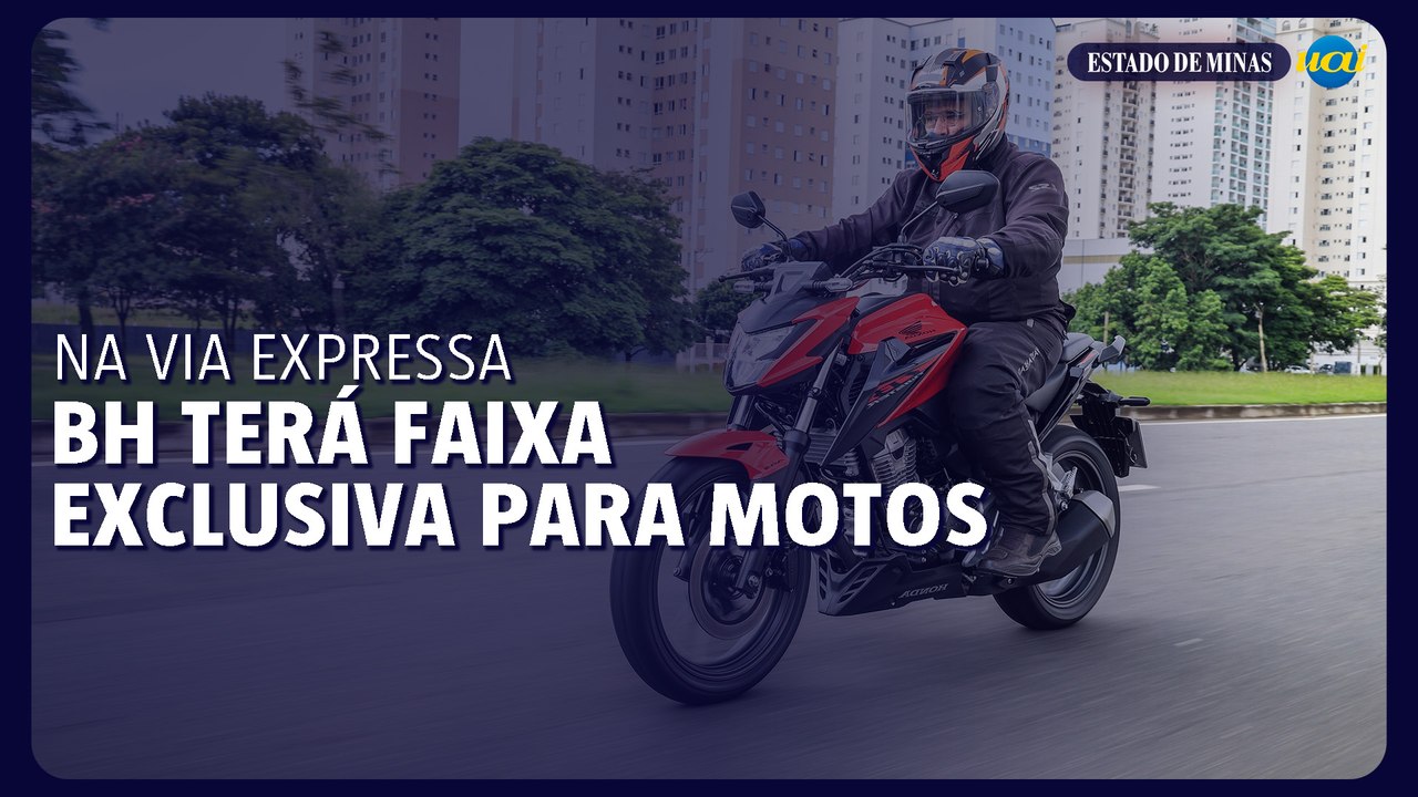 BH terá faixa exclusiva para motos
