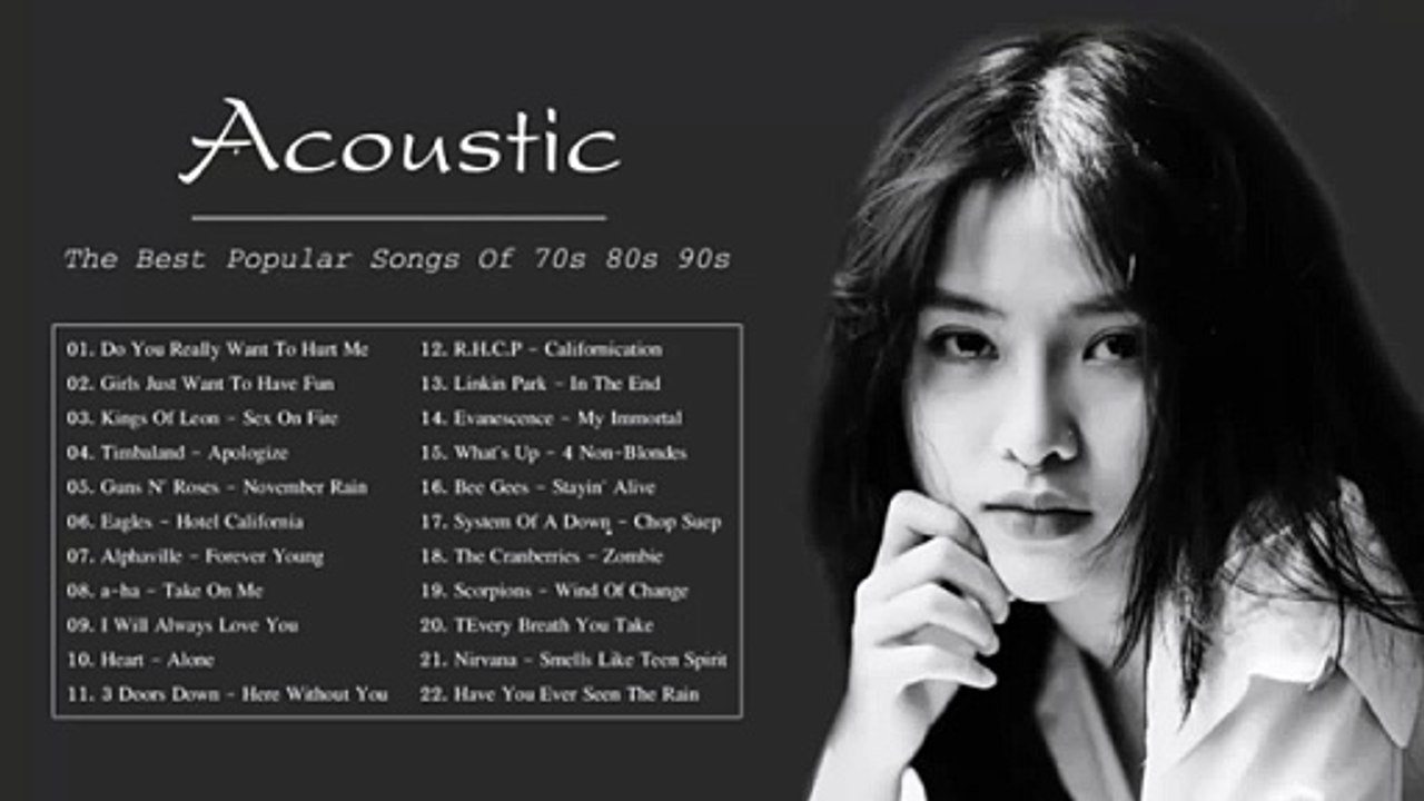 Acoustic 70s 80s 90s _ The Best Acoustic Covers Of Popular Songs 70s 80s 90s
