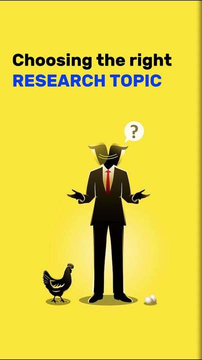 Think writing your thesis is tough? The real PhD struggle begins before that — with choosing the right research topic. 🎯