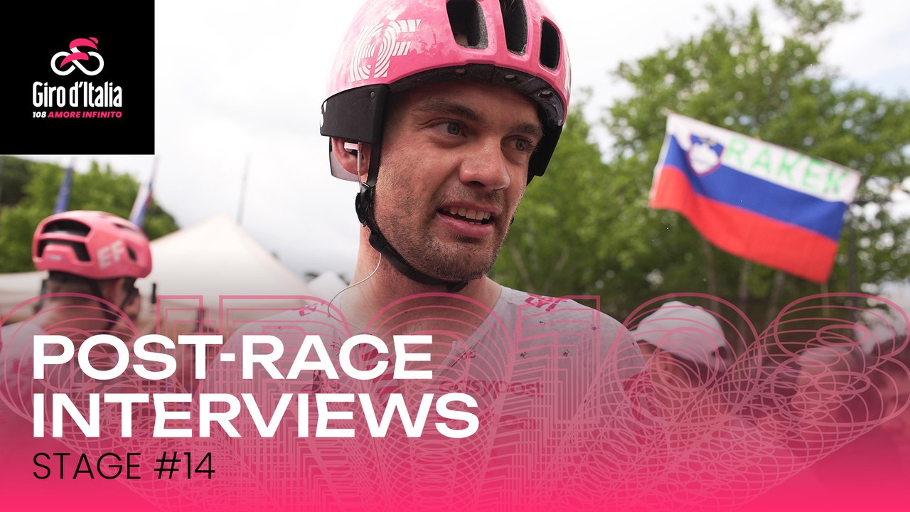 Giro d'Italia 2025 | Stage 14: Post-race interviews