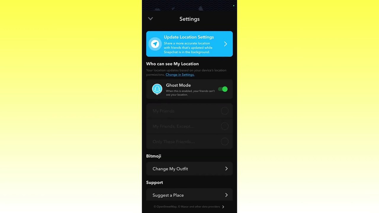 How to Remove Location Permission on Snapchat | Turn Off Snap Map & Ghost Mode