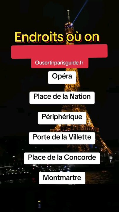 Les pires endroits pour conduire à Paris 🇫🇷
