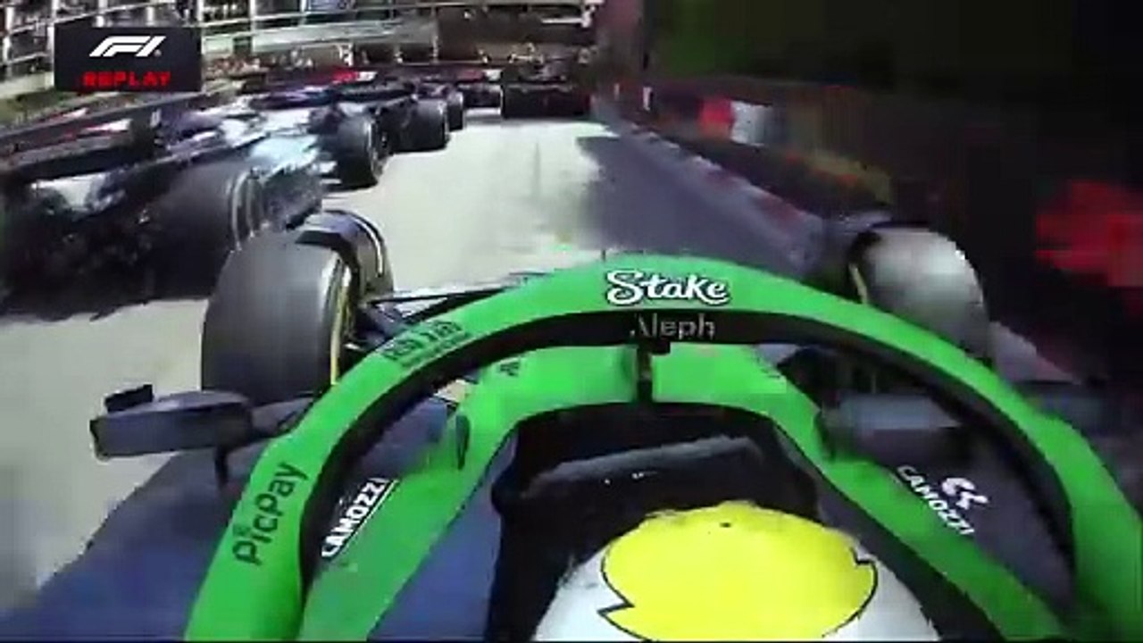 Así fue el choque de Bortoleto