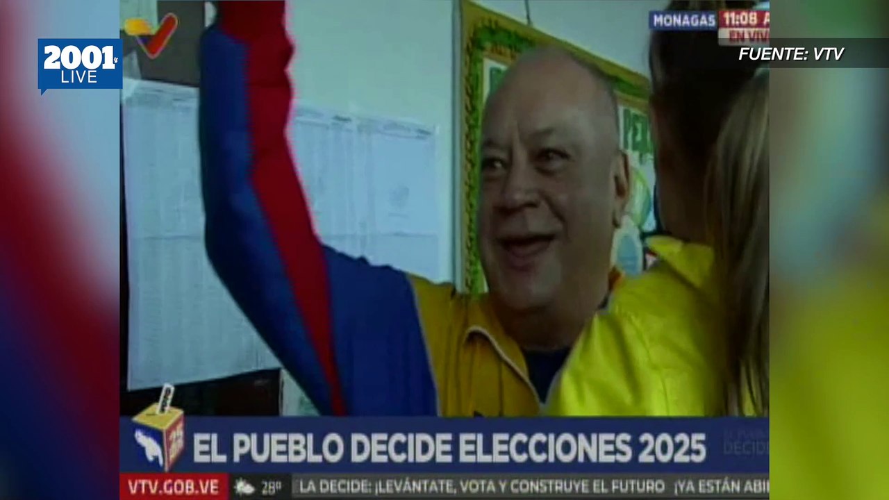 Diosdado Cabello ejerció su derecho al voto