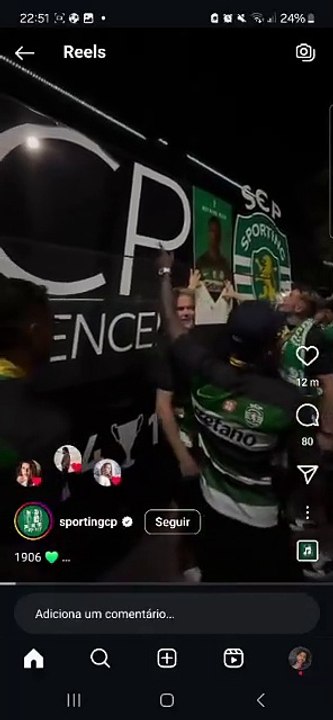 Aqui pisa a cabeça - vídeo Sporting