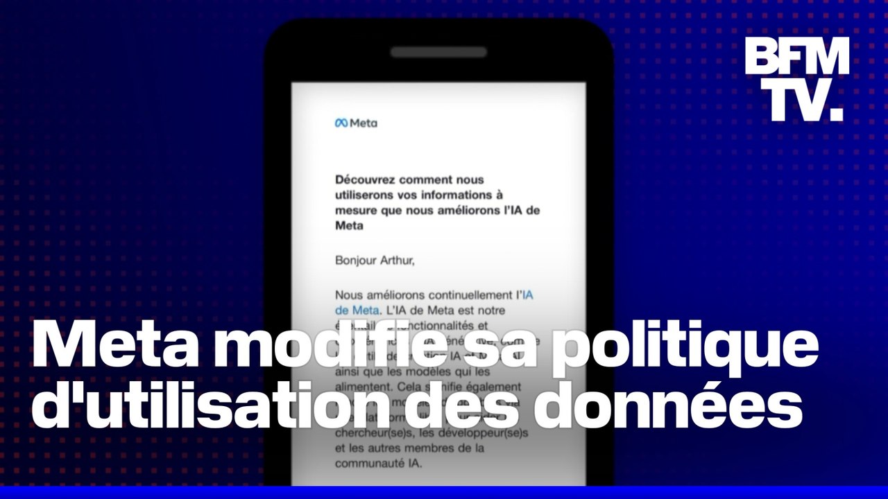 IA: c'est le dernier jour pour s'opposer à l'utilisation de vos données par Meta