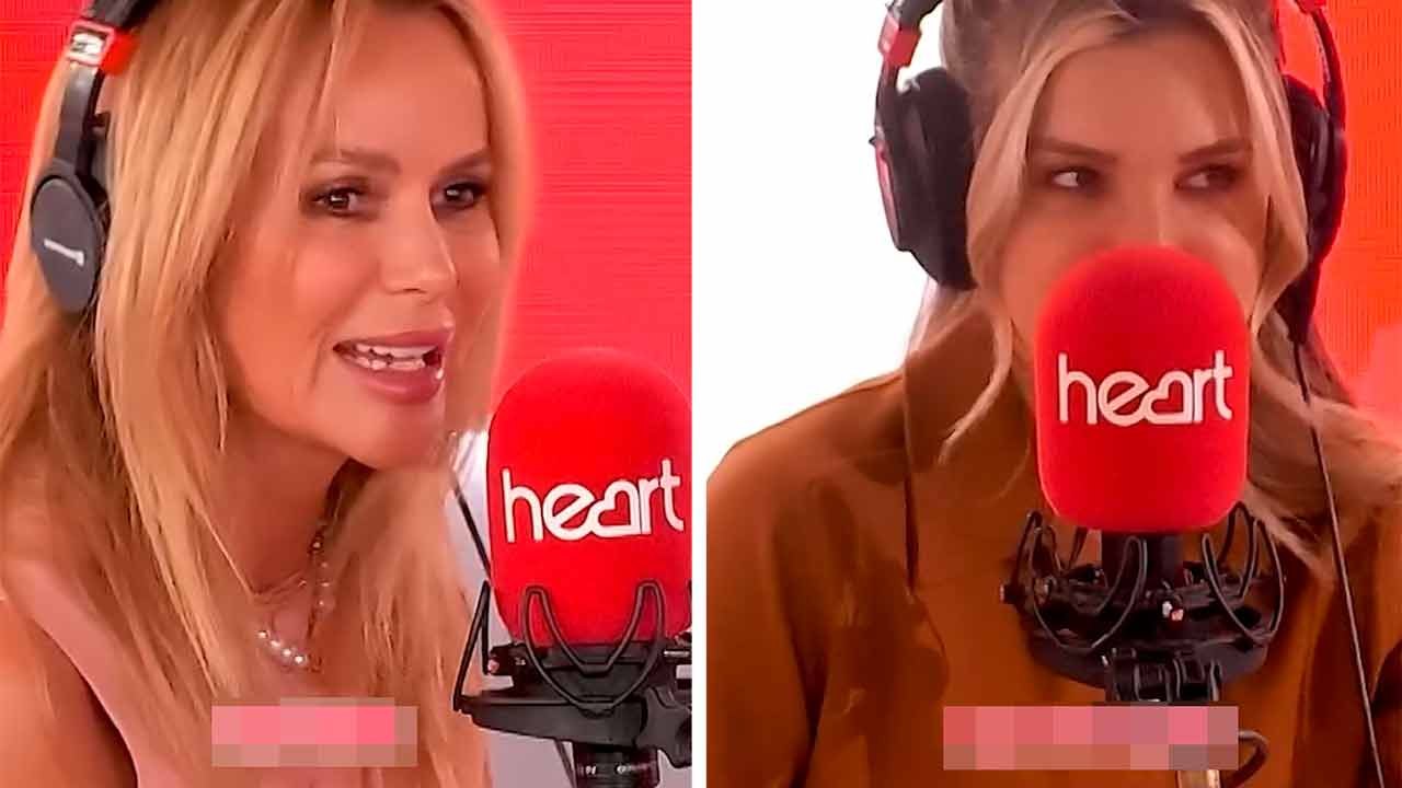 Video: Amanda Holden kosi Ashley Robertsia radiolähetyksessä