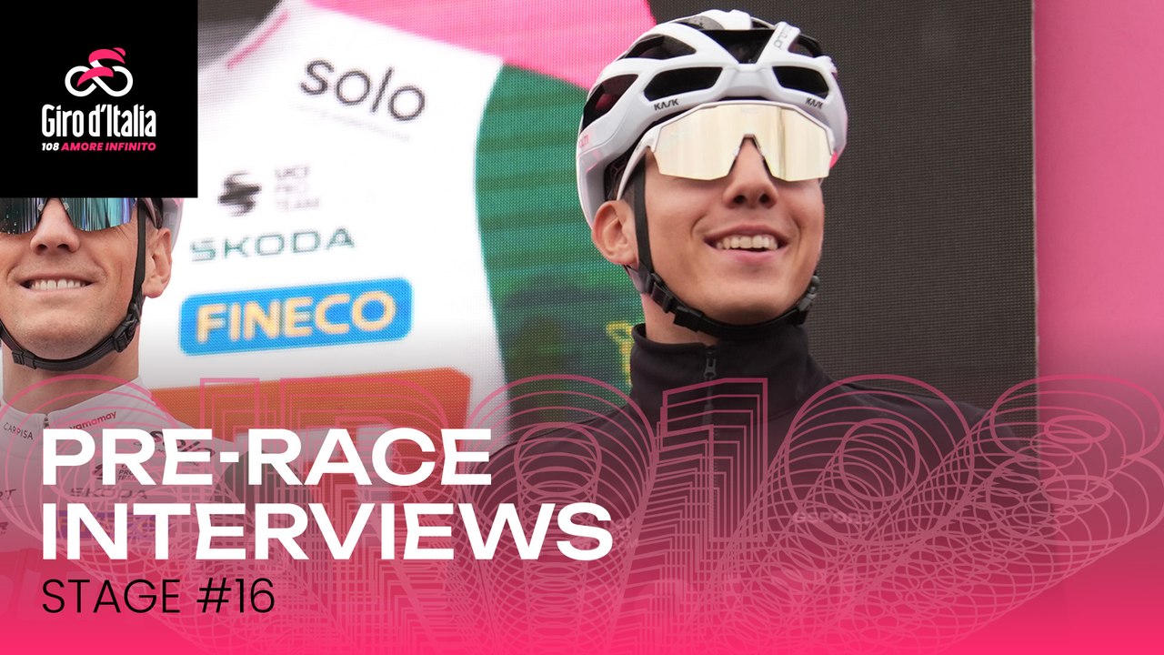 Giro d'Italia 2025 | Stage 16: Pre-race interviews