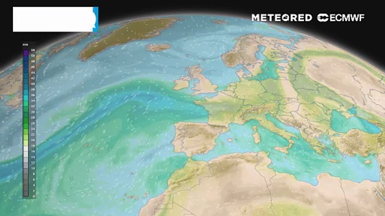 UK and Europe weather map mid-week to the end of May 2025