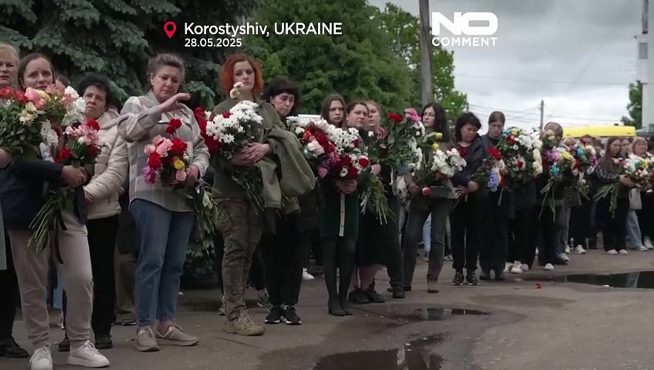 Похороны детей одной семьи, убитых при обстреле