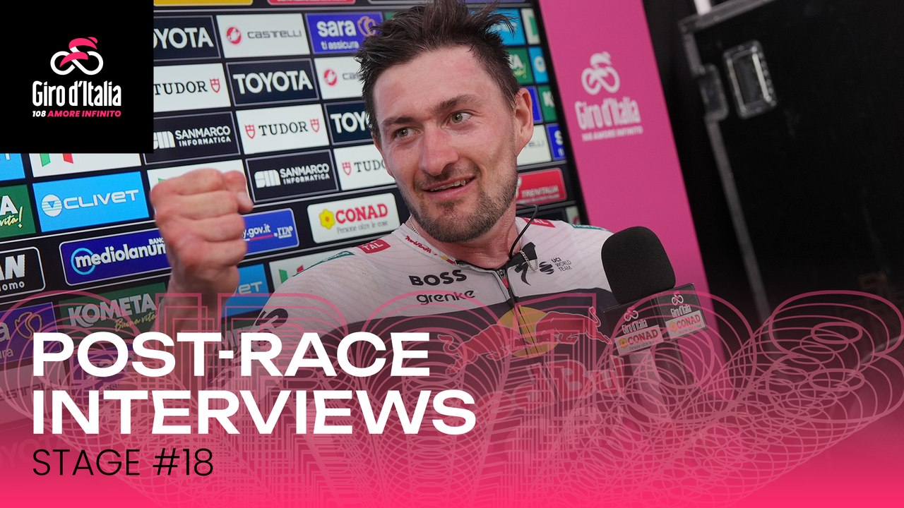 Giro d'Italia 2025 | Stage 18: Post-race interviews