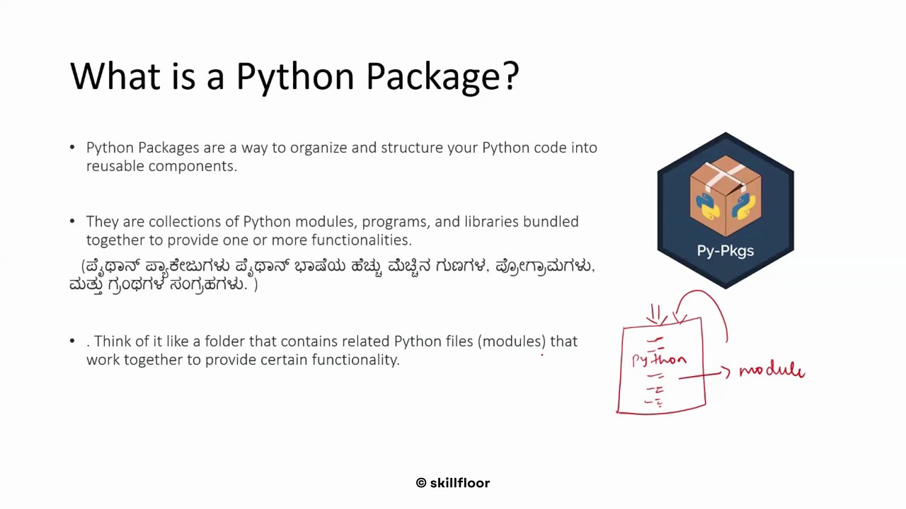 Introduction to Packages in Python | Python Courses in Kannada (ಕನ್ನಡ) | Skillfloor