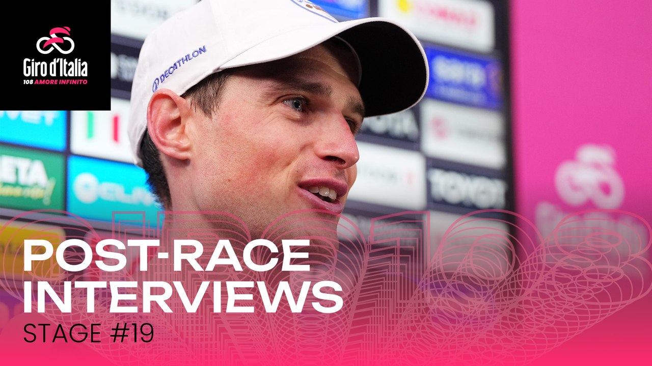 Giro d'Italia 2025 | Stage 19: Post-race interviews