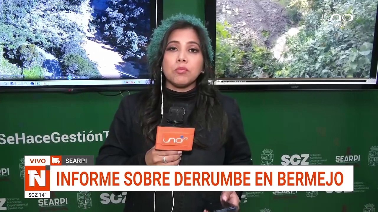 Un cerro se derrumbó sobre el Piraí