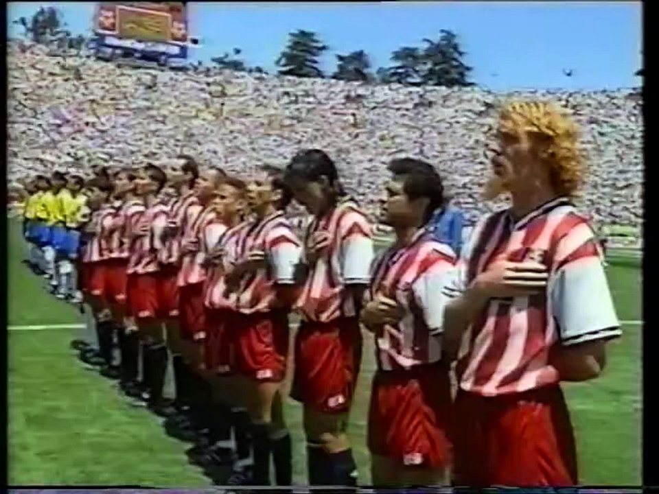 1994 FIFA World Cup: Brazil vs USA Round of 16 Highlights ⚽