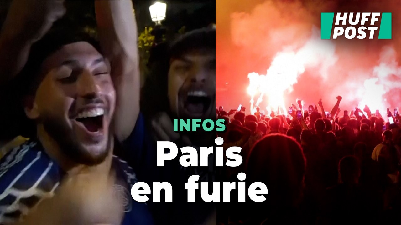 Entre joie et débordements, les images d’une nuit d’ivresse à Paris après le sacre du PSG