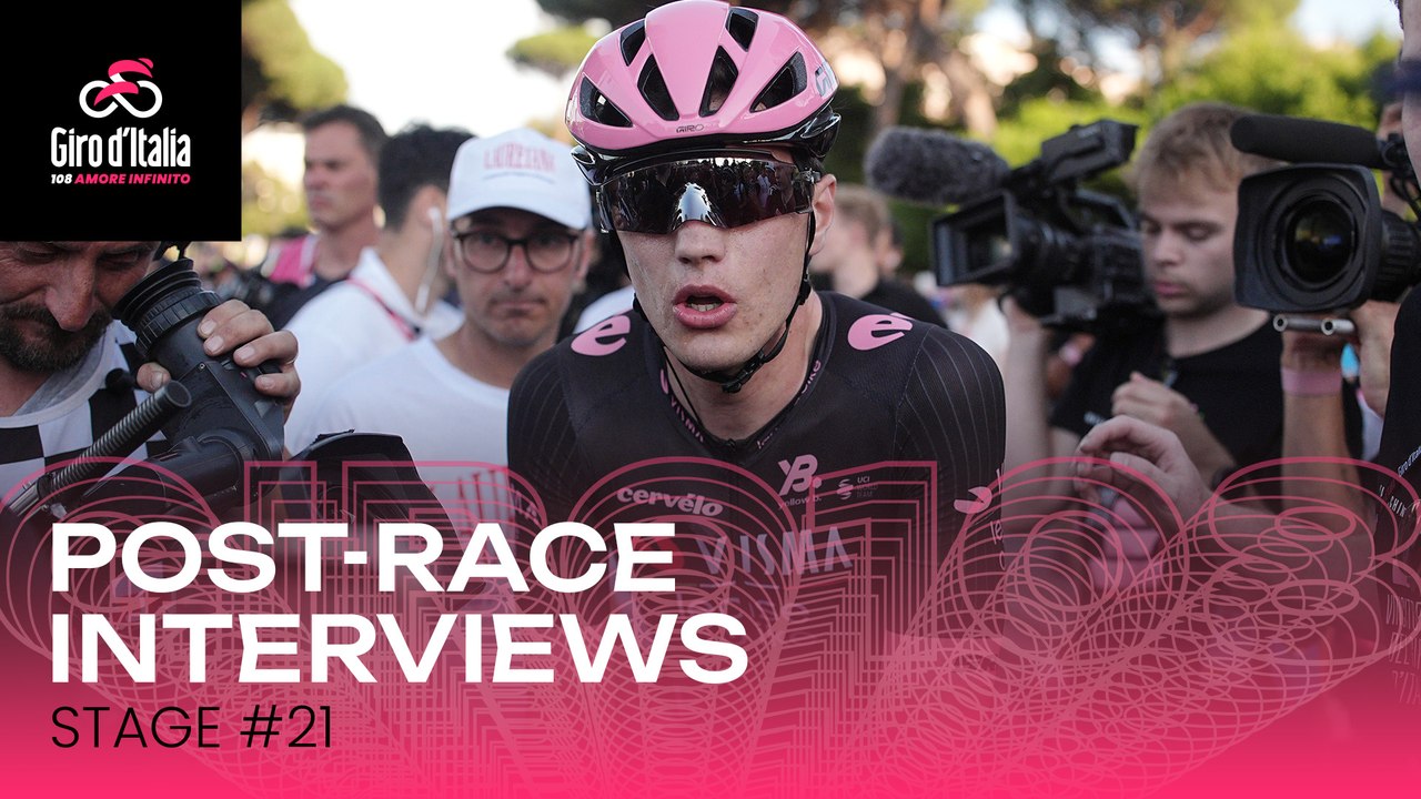 Giro d'Italia 2025 | Stage 21: Post-race interviews