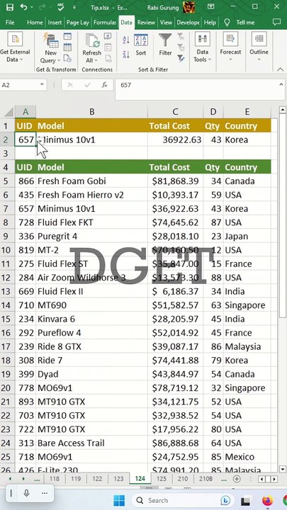 How to use DGET function in Excel with example - Excel Tips and Tricks