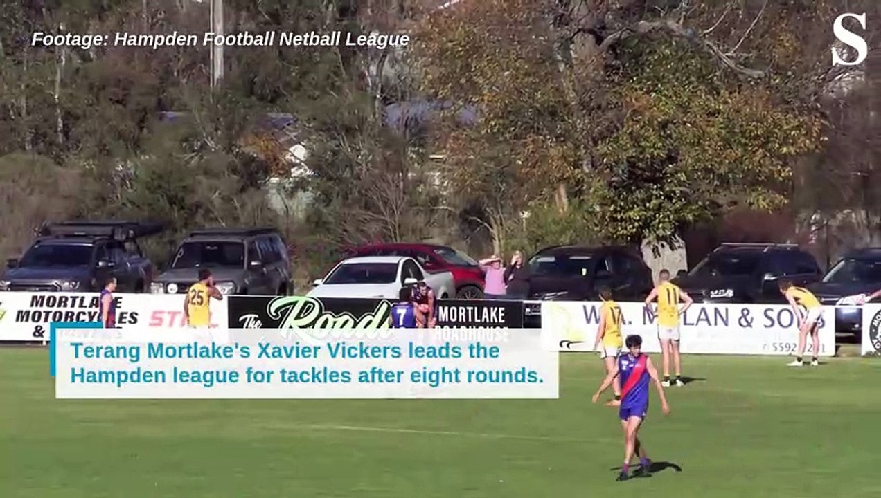 Xavier Vickers leads the Hampden league for tackles