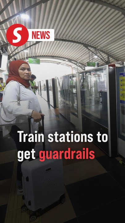 Guardrails at all train station platforms after June 3 fatal incident
