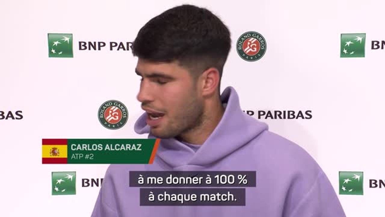 Roland-Garros - Alcaraz : “Sinner m’inspire d'une certaine manière à me donner à 100%”