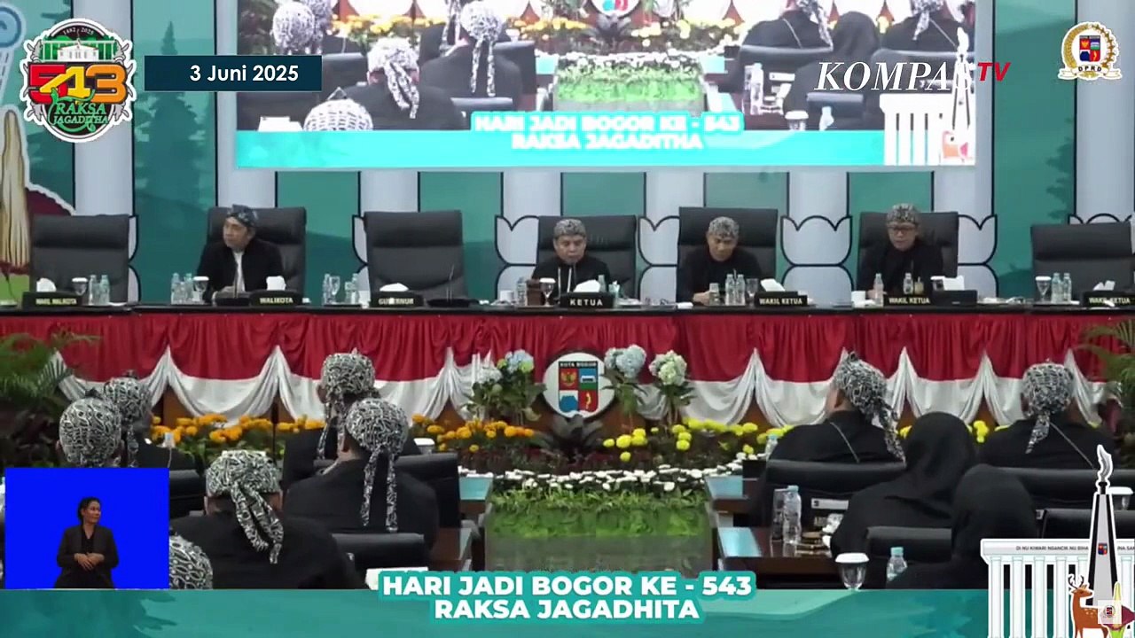 [FULL] Riuh! Pidato Dedi Mulyadi di Rapat Paripurna Hari Jadi Kota Bogor Disambut Tepuk Tangan