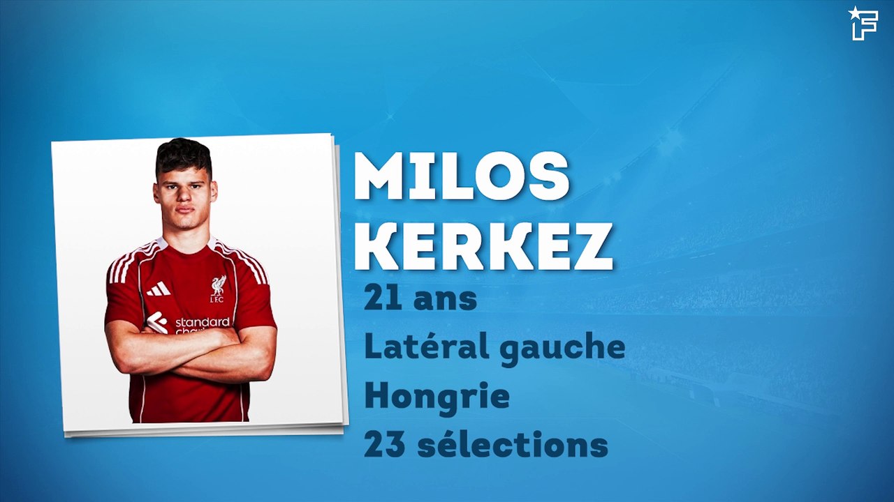 OFFICIEL : Liverpool engage le prometteur Milos Kerkez