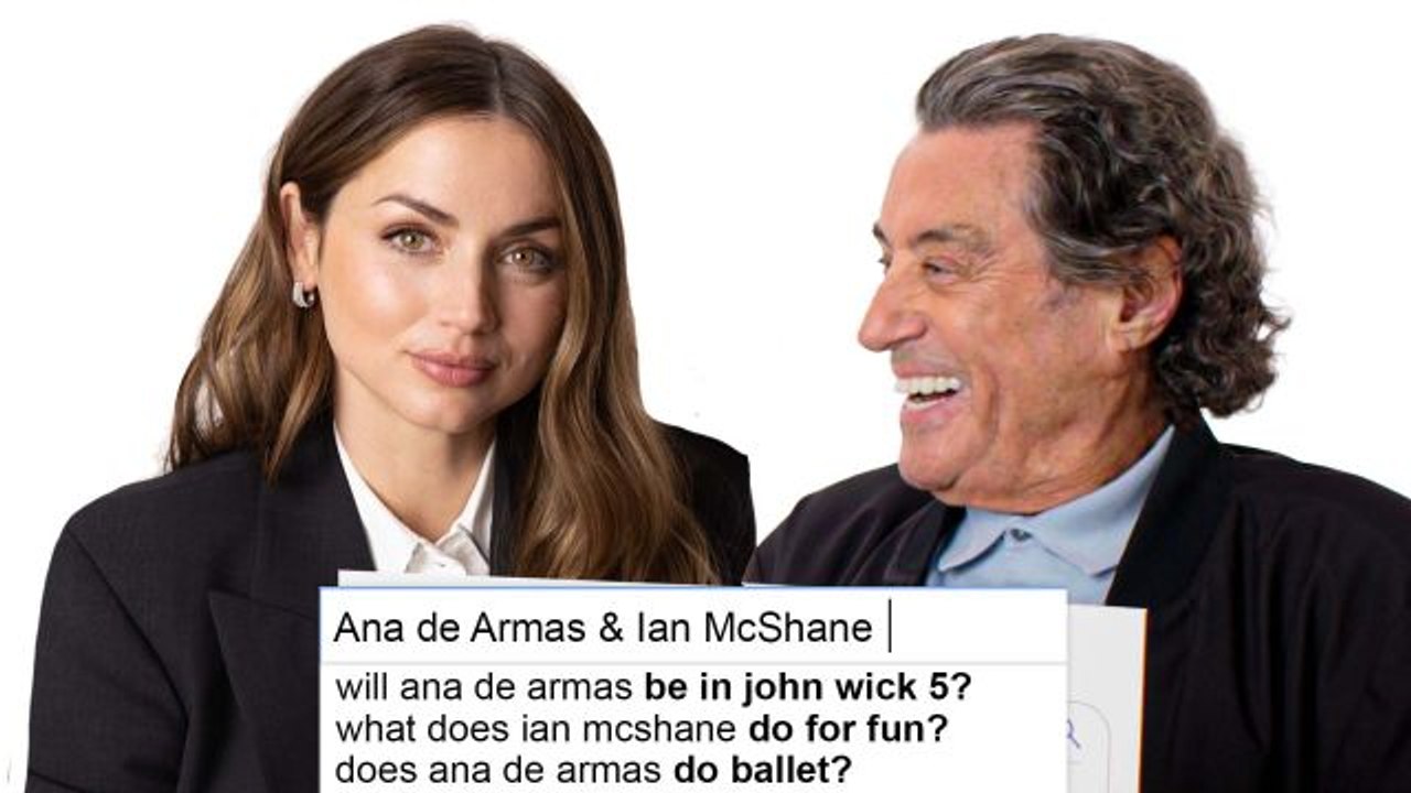 Ana de Armas & Ian McShane Answer The Web's Most Searched Questions