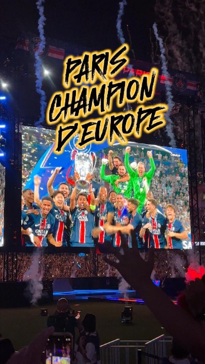 PSG remporte la LDC ! #Exclu #LDC #PSG #ParcDesPrinces