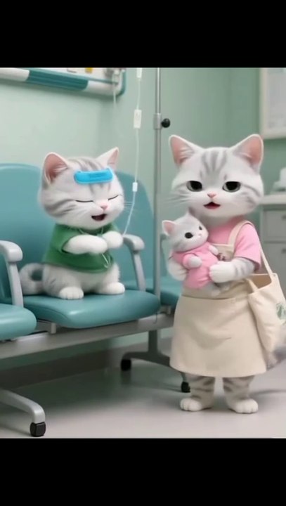 Mother Cat’s Fight to Save Her Sick Kitten |