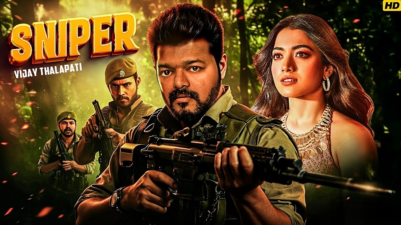 SNIPER (2025) - Thalapathy Vijay New Action Movie - 2025 Full Action New Release Blockbuster Film